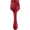 Stymulator G i łechtaczki Blossom red - wodoodporny, 19 trybów wibracji i ssania