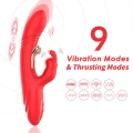 Wibrator króliczek do stymulacji punktu G i łechtaczki, 9 trybów, wodoodporny