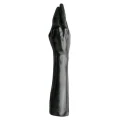 Dildo do fisting All Black, 39 cm długości, elastyczny materiał TPR, wodoodporny