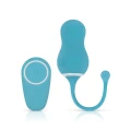 Wibrujące jajeczko intymne zdalnie sterowane Elena - koloru niebieskiego, 10 ustawień wibracji