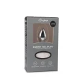 Korek analny Bunny Tail Plug No. 1 - Srebrny z puszystym ogonem, z aluminium