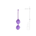 Hantle do ćwiczeń mięśni miednicy, silikonowe, fioletowe, 147 g, Kulki-Jiggle Mouse