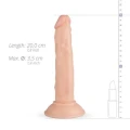 Realistyczne dildo Dildo-Blane z przyssawką, 16,5 cm, elastyczne, wodoodporne