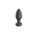Zdalnie sterowany rotacyjny korek analny z medycznego silikonu, 9,8 cm