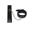 Kajdanki do kostek PVC - Ankle Cuffs na ekscytujące chwile intymne w kolorze czarnym