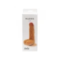 Dildo realistyczne Nudes Calm, 17,5 cm, przyssawka, PVC, wodoodporne, miękkie w dotyku