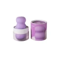 Masturbator dwustronny TPE w kształcie marshmallow - Sweety Lavander, 8 cm