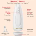 Elektryczny masturbator Nappex™ Branco - 29 kombinacji, ergonomicznym designie, z lubrykantem