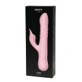 Masażer do ciała - INTY Toys Flirt, różowy, silikonowy, wodoodporny, 10 trybów wibracji