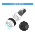 Wodoodporna automatyczna pompa masturbacyjna z LED, regulacja intensywności, 30,8 cm