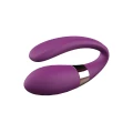 Stymulator intymny V-Vibe Purple z pilotem, 7 trybów wibracji, wodoodporny