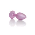 Korek analny Plug-Jewellery Pearl Pink - Stal nierdzewna, 7 cm, diamentowy akcent