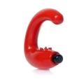 Masażer prostaty wibracyjny Fantasy Red, wodoodporny, ergonomiczny, 13,5 cm