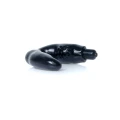 Masażer prostaty z wibracjami, czarny, ergonomiczny, 10,5 cm, TPR/ABS, zdrowie i przyjemność