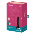 Stymulator analny - Vibrator ilicious 2 Black z regulacją wibracji, wodoodporny IPX7