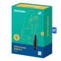 Stymulator osobisty Ultra Power Bullet 5 z czarnej silikonu, wodoodporny, akumulatorowy
