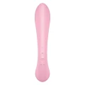 Wibrator typu króliczek Satisfyer Triple Oh z 12 programami wibracyjnymi, różowy
