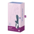 Wibrator analny z regulowaną średnicą i funkcją wibracji Satisfyer Air Pump Booty 2 ciemnoszary