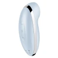 Stymulator łechtaczki Satisfyer Tap & Climax 2, wodoodporny, silikonowy, niebieski