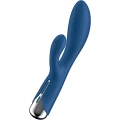 Wibrator Królik Satisfyer Spinning Rabbit 1 - Niebieski, Wodoodporny, Silikonowy