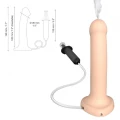 Dildo squirting silikonowe, realistyczne, wodoodporne, długość 19,6 cm, średnica 3,6 cm