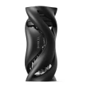 Ręczny masturbator DEEP BLOW BLACK z ergonomiczną obudową, 20 cm długości, czarny
