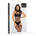 Bodystocking halter-neck 2054 w kolorze czarnym, elastyczny, One Size