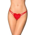 Stringi G-String 2480, czerwone, rozmiar S/L, materiał: 3% elastan, 97% poliester