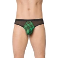 Majtki męskie 4524 XL - zielone, komfortowe, odważny design, wysoka jakość materiałów
