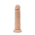 Wibrujące dildo silikonowe 20cm, ergonomiczne, 10 trybów wibracji, bezpieczne dla skóry