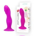 Dildo analne z przyssawką, silikonowe, realistyczne, 16 cm, wodoodporne - BOOTY PASSION