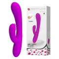 Wibrator silikonowy PRETTY LOVE - HARRY, 30 funkcji, wodoodporny, ergonomiczny, fioletowy