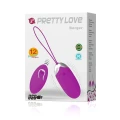 Wibrator jajkowy PRETTY LOVE - BERGER EGG z 12 funkcjami wibracji, zdalnie sterowany
