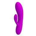 Wibrator stymulujący – PRETTY LOVE ALVIN, 30 funkcji, silikon, violet, 16,9 cm