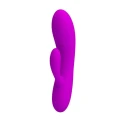 Wibrator stymulujący – PRETTY LOVE ALVIN, 30 funkcji, silikon, violet, 16,9 cm
