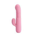 Wibrator stymulujący PRETTY LOVE - LEOPOLD, 4 funkcje wibracji, wodoodporny, silicone