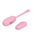 Stymulator łechtaczkowy z wibracją i elektrycznymi wstrząsami – różowy, silikonowy 19 cm