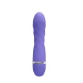 Wibrator G-spot z 7 funkcjami, silikonowy, wodoodporny, 18,8 cm, fioletowy - PRETTY LOVE TRUDA