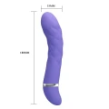Wibrator G-spot z 7 funkcjami, silikonowy, wodoodporny, 18,8 cm, fioletowy - PRETTY LOVE TRUDA