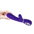 Wibrator silikonowy PRETTY LOVE - THOMAS USB PURPLE, 7 funkcji wibracji, pamięć