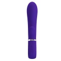 Wibrator silikonowy PRETTY LOVE - THOMAS USB PURPLE, 7 funkcji wibracji, pamięć