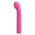 Wibrator G-spot z 10 trybami pracy PRETTY LOVE - Logan, różowy silikonowy z ergonomicznym kształtem
