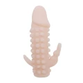 Przedłużka na członka z anatomicznym kształtem i stymulacją dla maksymalnej satysfakcji