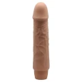 Wibrator Dildo BAILE - JEFF Soft Skin, 19,5 cm, realistyczna tekstura, wieloprędkościowy