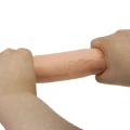 Dildo realistyczne z TPR, ruchomą skórą i przyssawką, 8.4