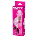 Wibrator z funkcją obrotów i wibracji, BAILE HAPPY ANGEL, 3 prędkości, TPR ABS