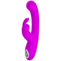 Wibrator króliczek PRETTY LOVE Lamar Purple, 10 funkcji wibracji, 9 prędkości