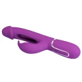 Stymulator łechtaczkowy PRETTY LOVE - Kampas Purple, 7 funkcji wibracji, 4 ustawienia lizania