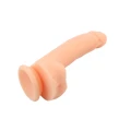 Dildo do stymulacji punktu G z przyssawką, wodoodporny, 20.5 cm z silikonu