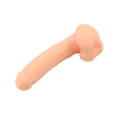 Dildo do stymulacji punktu G z przyssawką, wodoodporny, 20.5 cm z silikonu